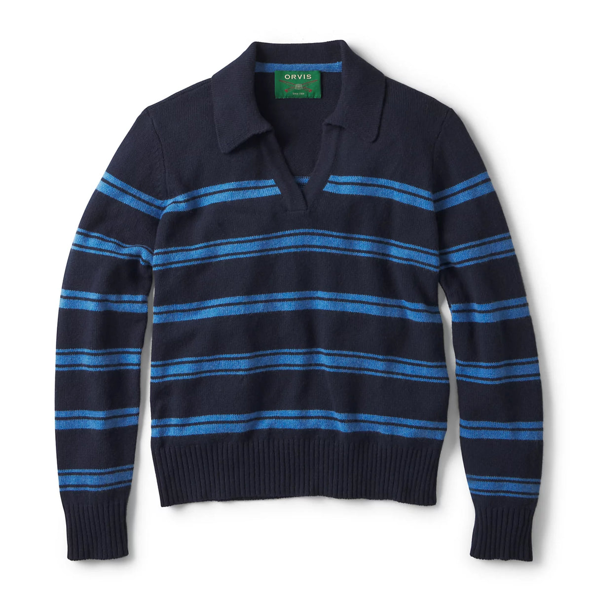 Brookside Striped Polo Sweater - Orvis Best Seller