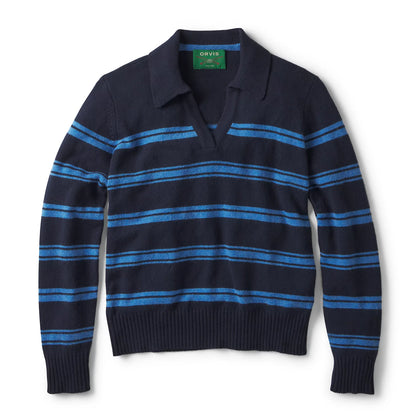 Brookside Striped Polo Sweater - Orvis Best Seller