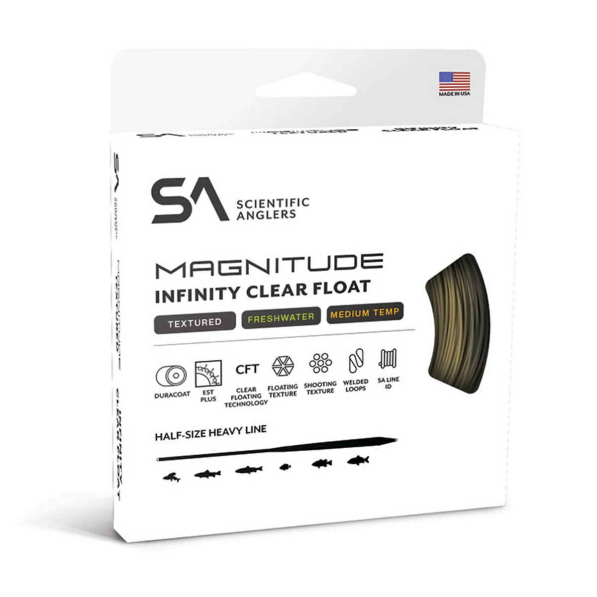 Scientific Anglers Magnitude Textured Infinity Clear-Tip Fly Line - Orvis Top Pick