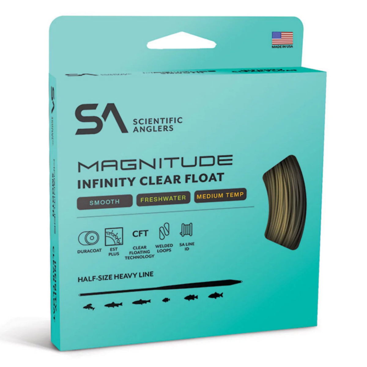 Scientific Anglers Magnitude Smooth Infinity Clear-Tip Fly Line - Orvis New
