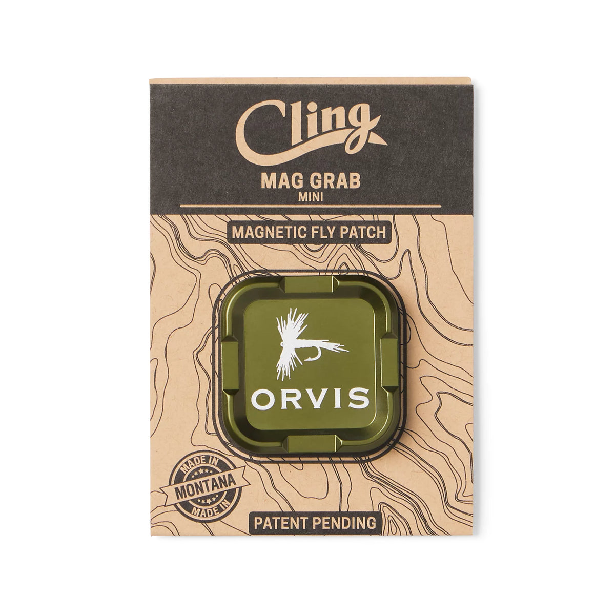 Cling Mag Grab™ Mini Magnetic Fly Patch - Orvis Classic