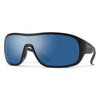 MATTE BLACK/BLUE POLARIZED LENS