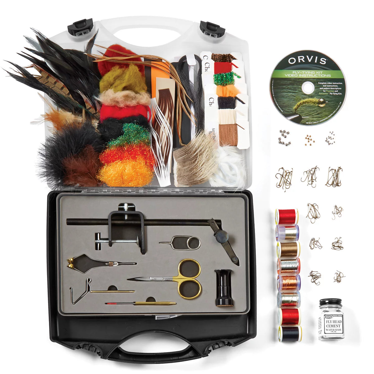 Orvis Premium Fly Tying Kit - Orvis Quality