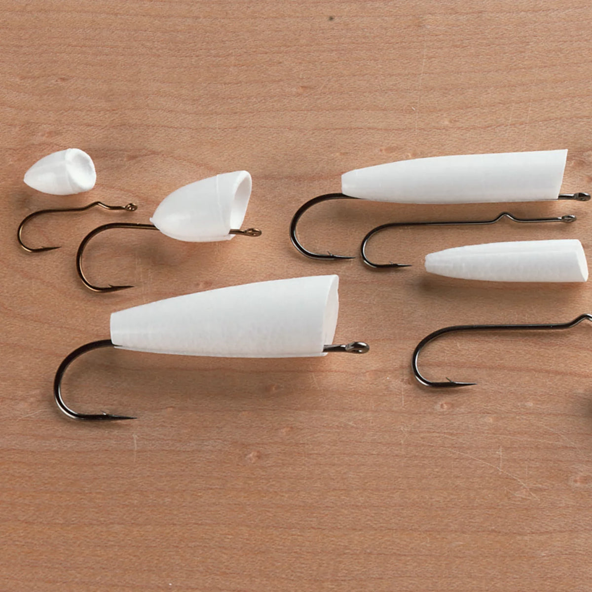 Popper Bodies with Hooks - Pencil Popper Bodies with Size 1 and 4 Hooks - Orvis Exclusive