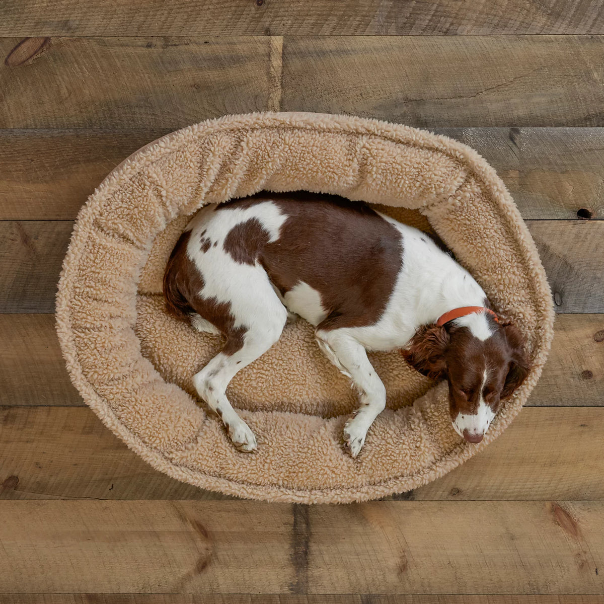 Orvis ComfortFill-Eco™ Wraparound Dog Bed with Fleece - Orvis Customer Favorite