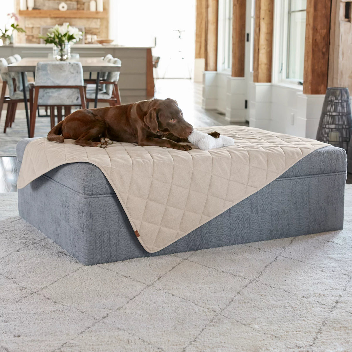 Grip-Tight® Quilted Throw - Orvis Featured
