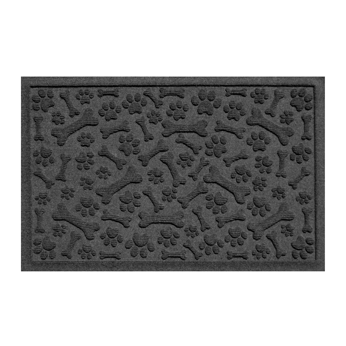 Recycled WaterHog® Paws & Bones Mat - Orvis Classic