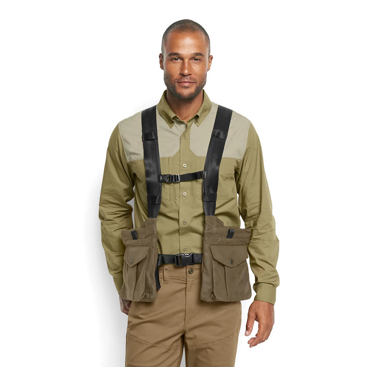Waxed Cotton Strap Vest - Orvis Classic