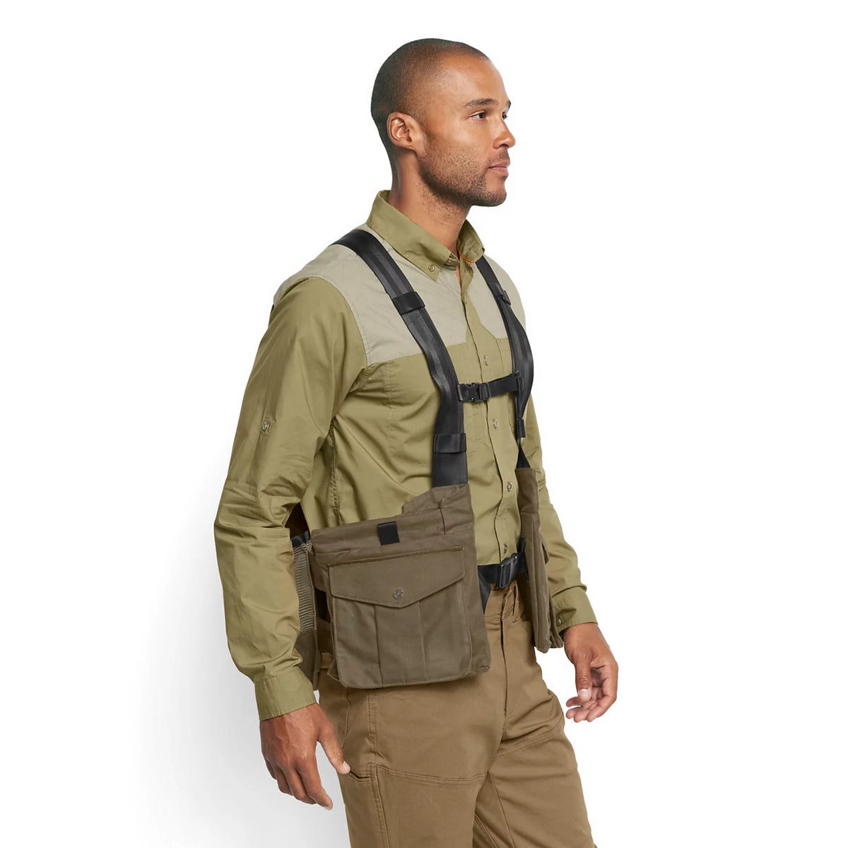 Waxed Cotton Strap Vest - Orvis Classic