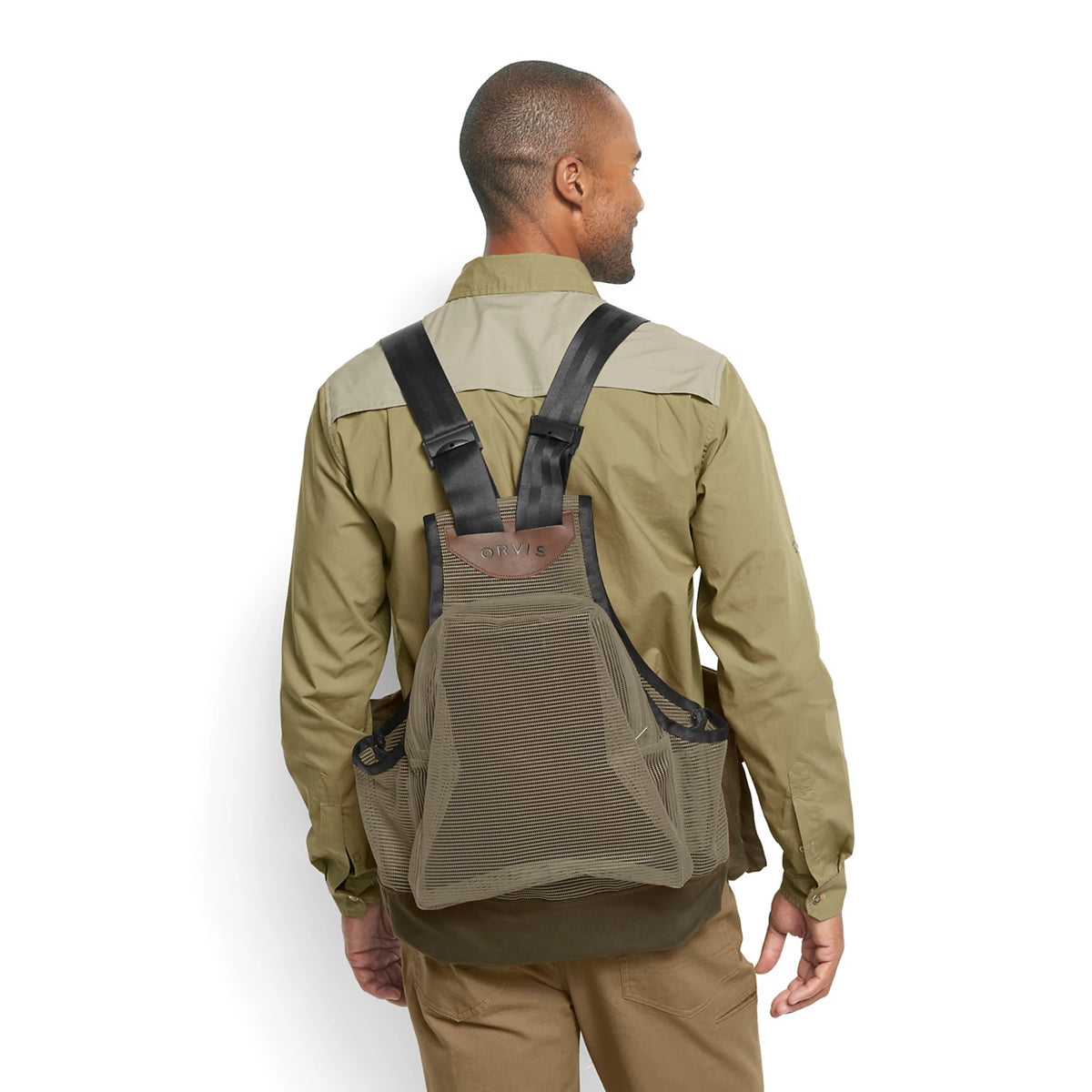 Waxed Cotton Strap Vest - Orvis Classic