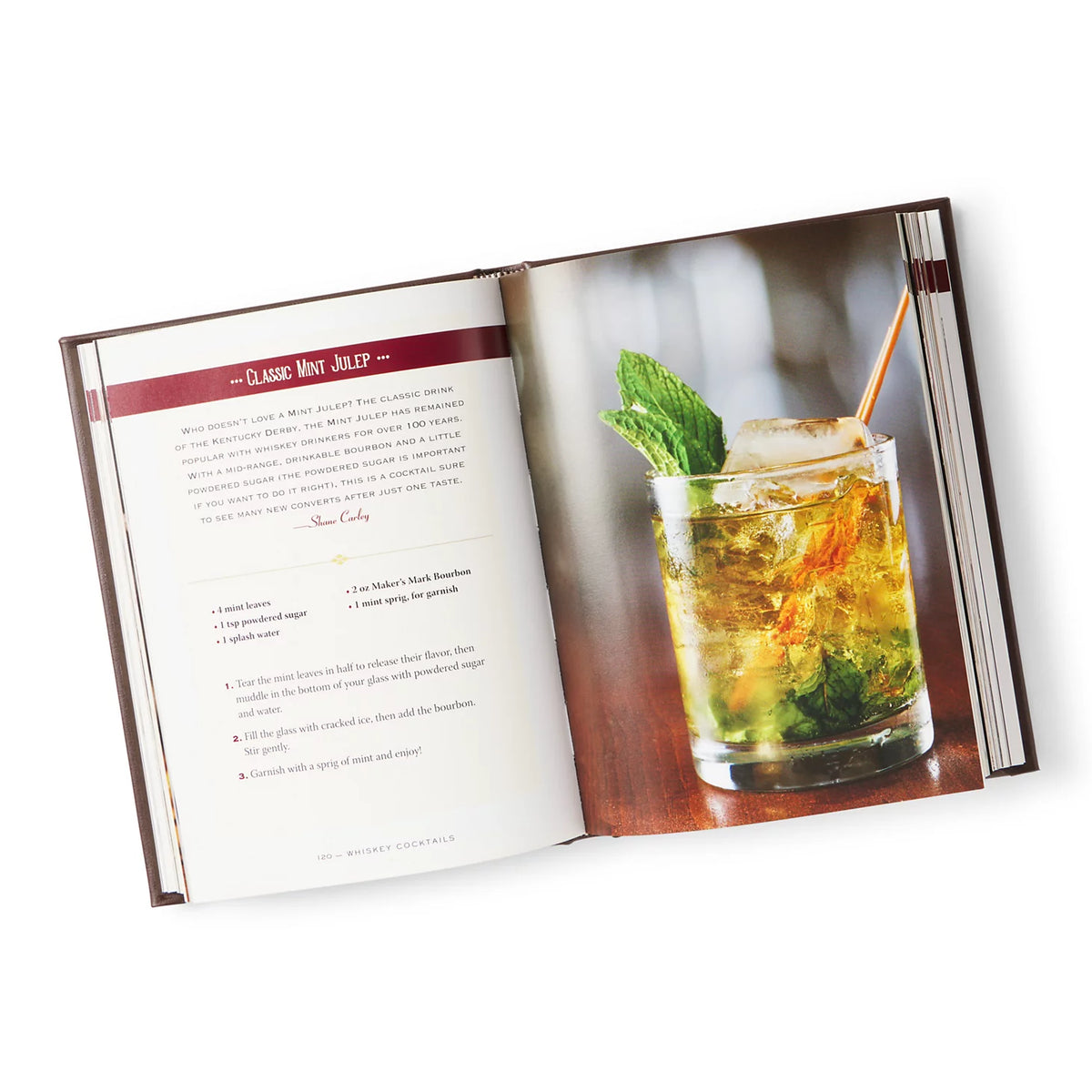 Leather-Bound Whiskey Cocktails Book - Orvis Value