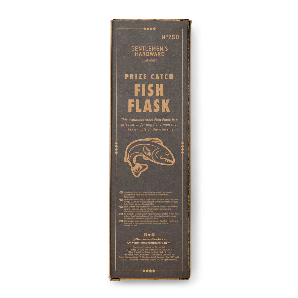 Gentlemen's Hardware Fish Flask - Orvis Hot Sale
