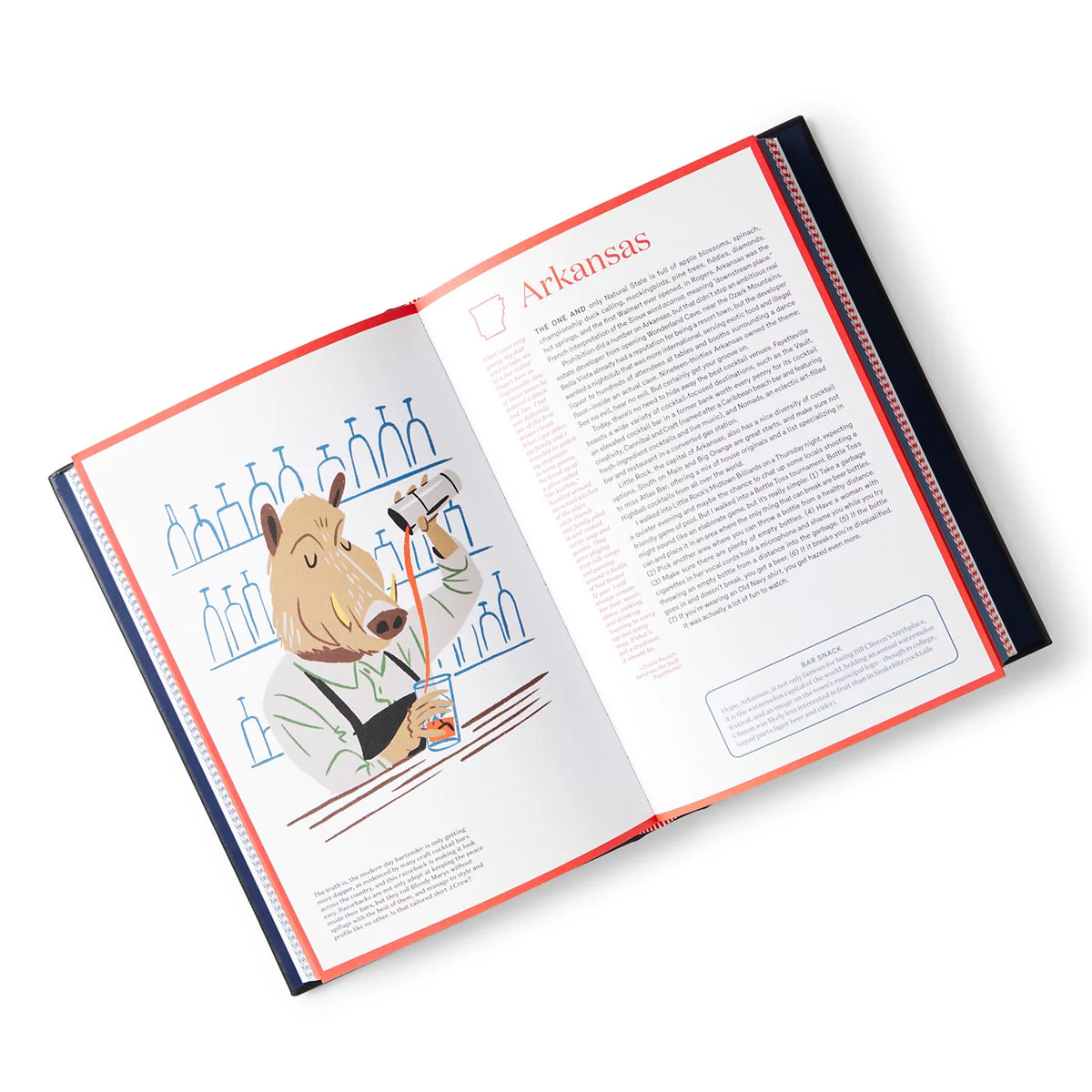Leather-Bound United States Of Cocktails Book - Orvis Customer Favorite