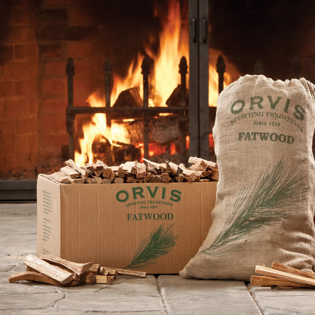 Orvis Fatwood - 15-lb. Burlap Sack - Orvis Quality