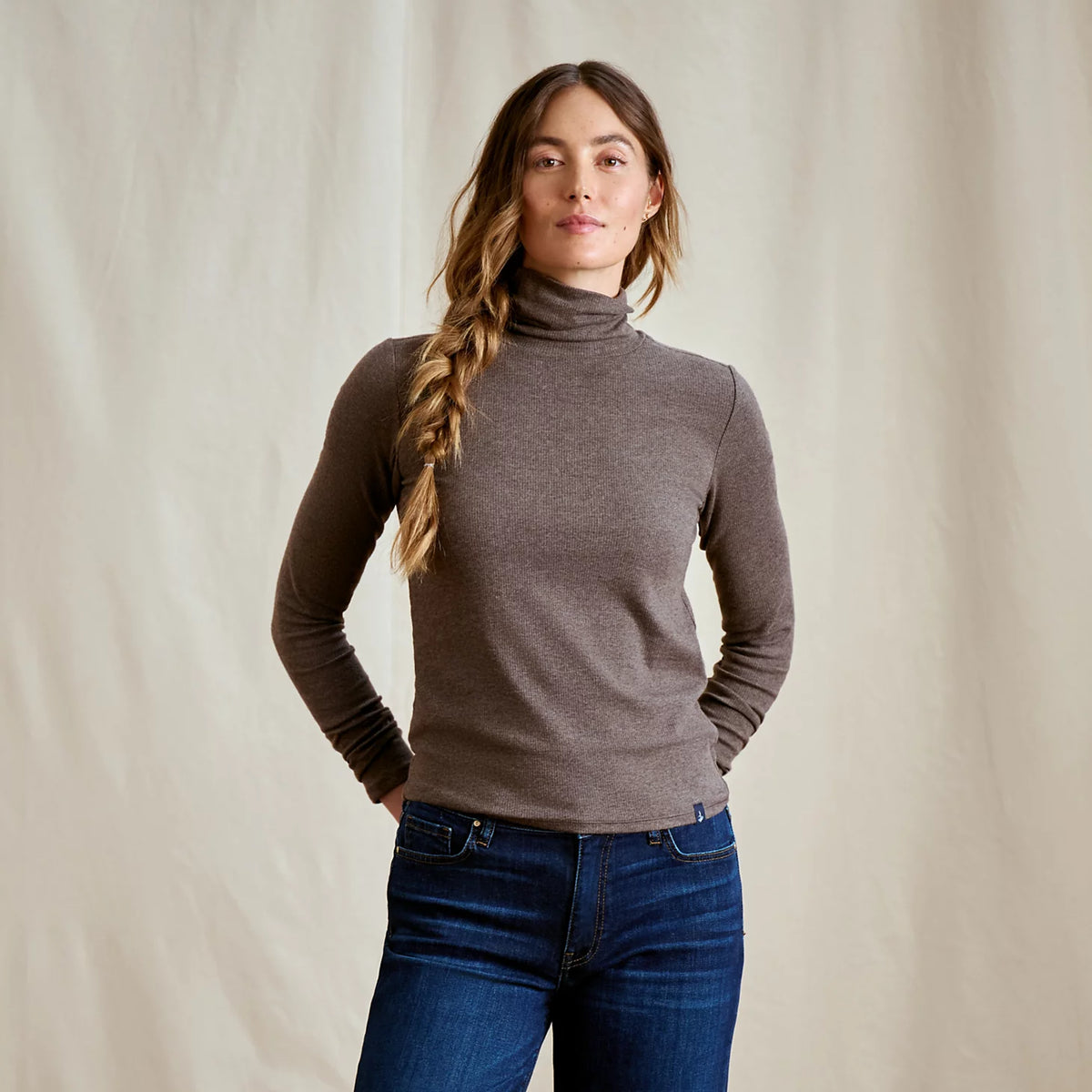 Ribbed Long-Sleeved Turtleneck - Orvis Latest