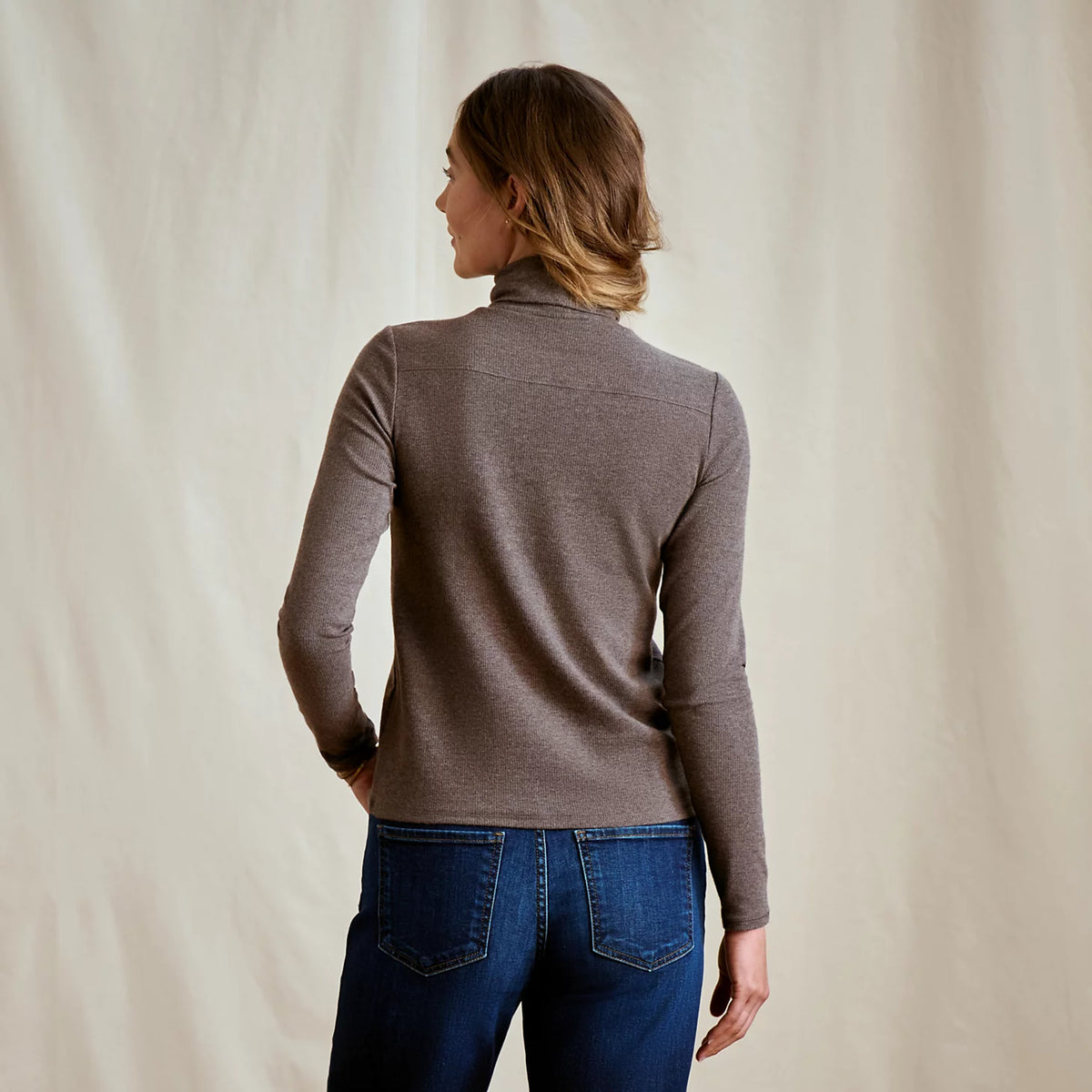 Ribbed Long-Sleeved Turtleneck - Orvis Latest