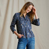 NAVY PAINTED FLORAL
